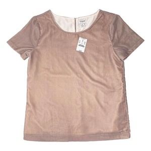 NWT! J. Crew Factory Velvet Tee T-Shirt XXS